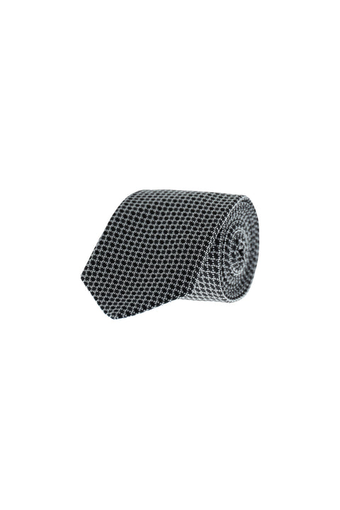 Black Patterned Tie