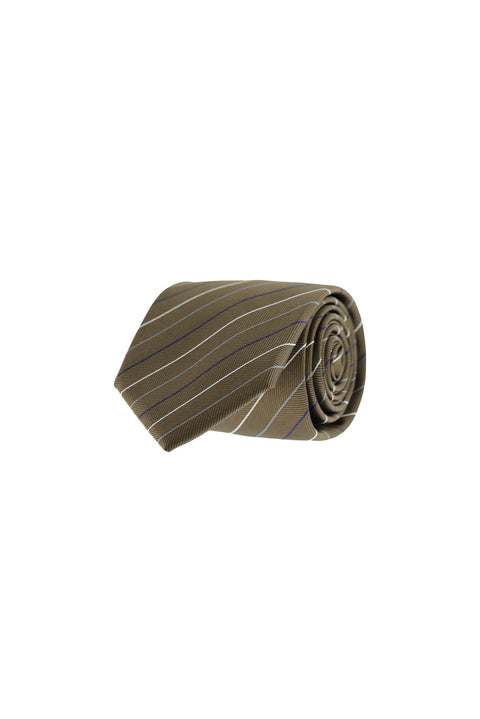 Dark Brown Patterned Tie