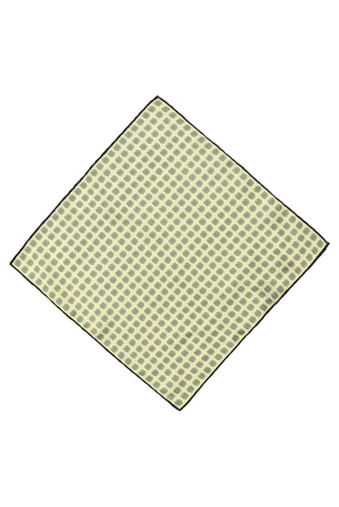 Açık Sarı Desenli Mendil (33*33)