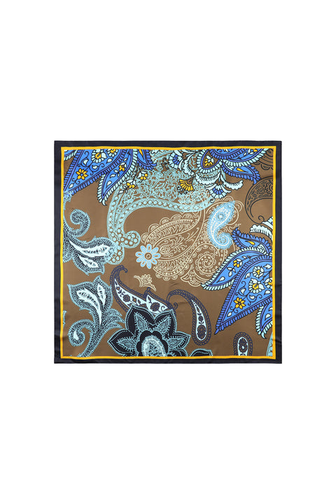 2-Piece Silk Scarf & Evil Eye Charm Gift Box Set