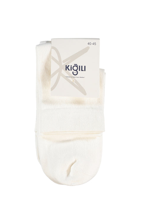 White 2-Pack Plain Cotton Blend Short Ankle Socks