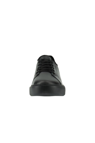 Siyah Sneaker Deri Ayakkab?-Ki??l?
