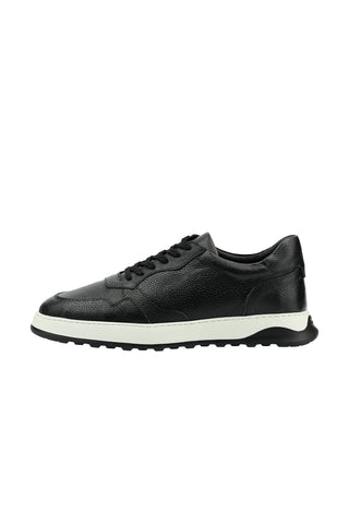 Siyah Spor Günlük Sneaker Deri Ayakkab?-Ki??l?