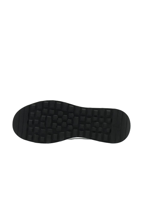 Black Sport Casual Sneaker Leather Shoes