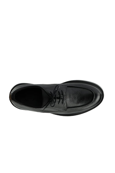 Siyah Smart Casual Deri Ayakkabı
