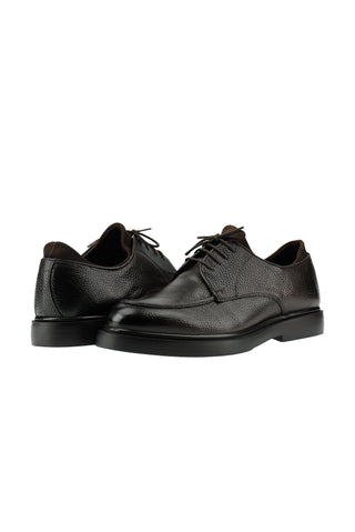 Koyu Kahve Smart Casual Deri Ayakkab?-Ki??l?