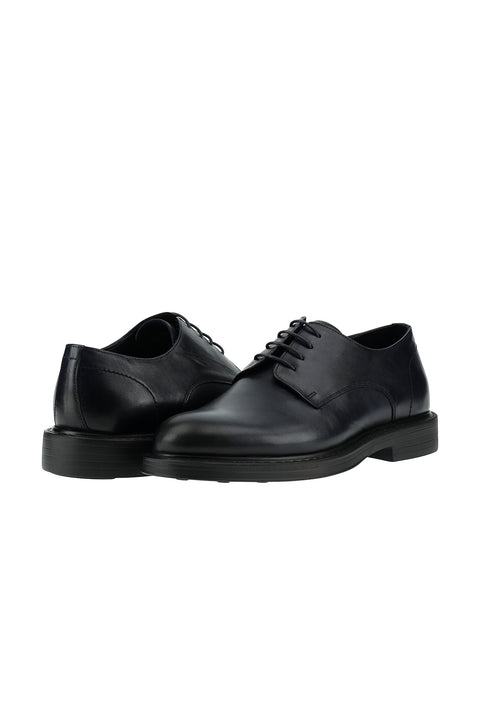 Dark Navy Smart Casual Leather Shoes