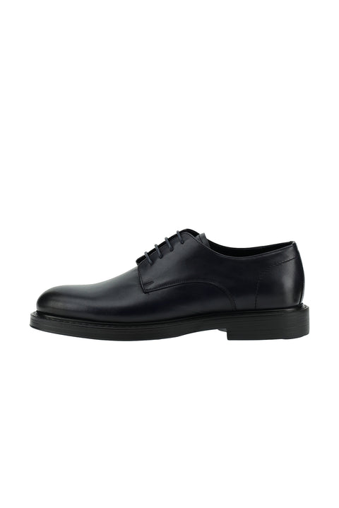Dark Navy Smart Casual Leather Shoes