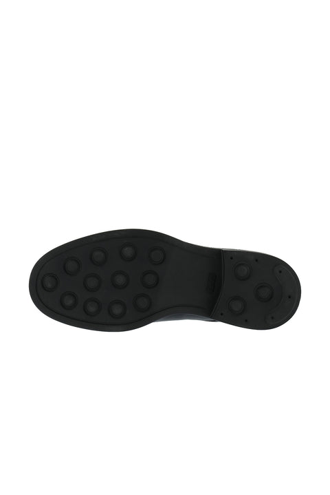 Dark Navy Smart Casual Leather Shoes