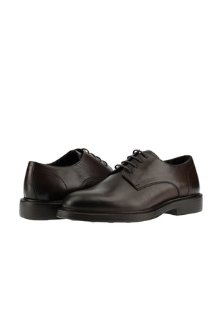 Koyu Kahve Smart Casual Deri Ayakkab?-Ki??l?