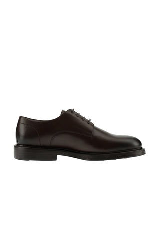 Koyu Kahve Smart Casual Deri Ayakkab?-Ki??l?