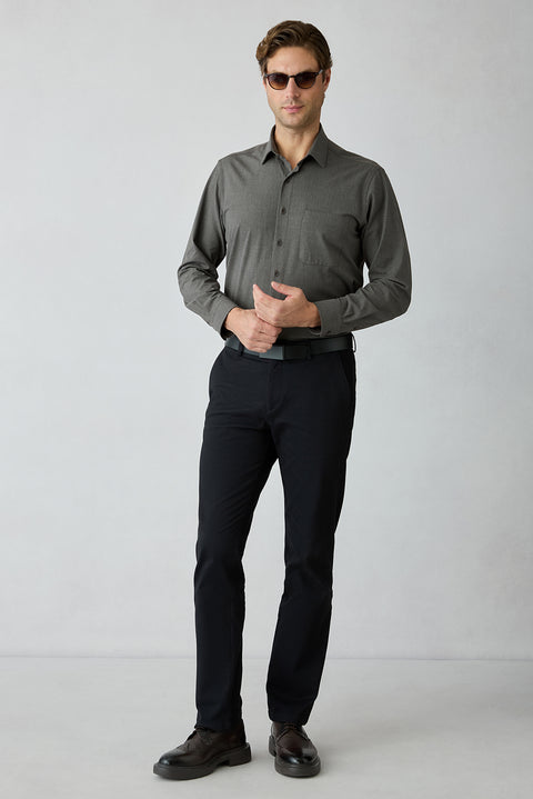 Dark Navy Relaxed Fit Cotton Sweatpants