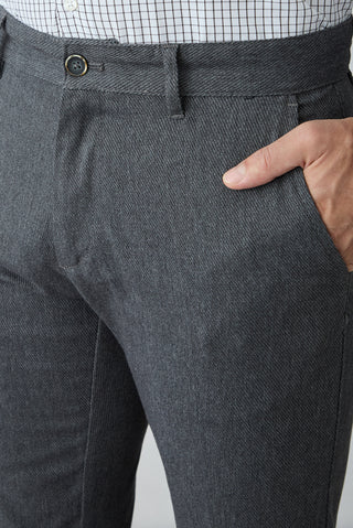 Koyu Füme Regular Fit Pamuklu Spor Pantolon