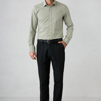 Dark Anthracite Slim Fit Elastic Waist Sports Trousers