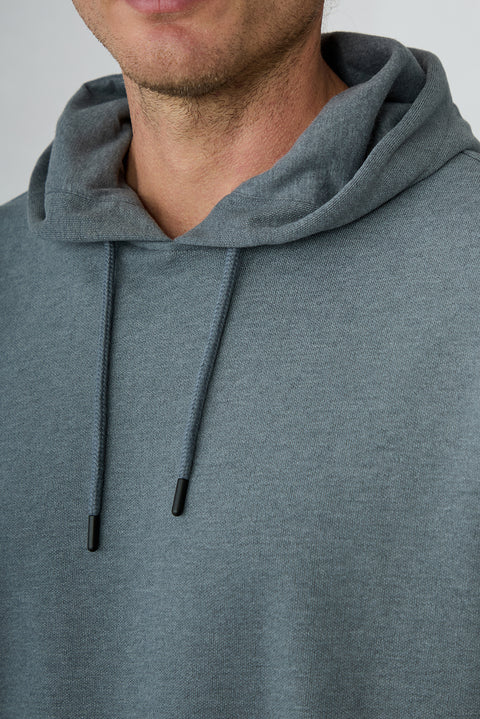 Orta Antrasit Kapüşonlu Regular Fit Pamuklu Sweatshirt