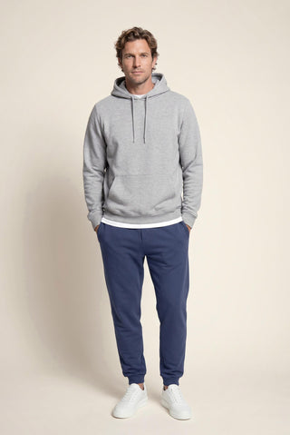 Koyu Lacivert Beli Lastikli İpli Cepli Pamuklu Sweatpant / Eşofman Altı