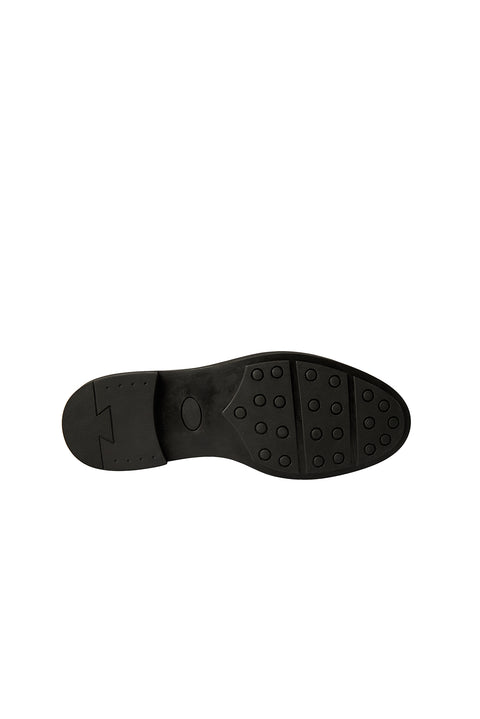 Black Leather Winter Boots