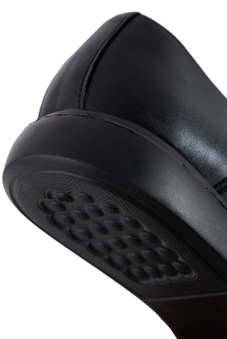 Siyah EVA Taban Rahat Konforlu Düz Bağcıklı Smart Casual Ayakkabı