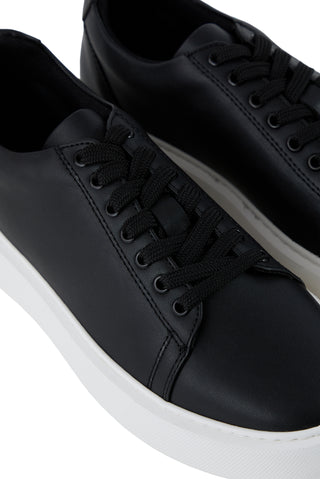 Siyah Memory Foam EVA Taban Rahat Konforlu Günlük Spor Sneaker Ayakkabı