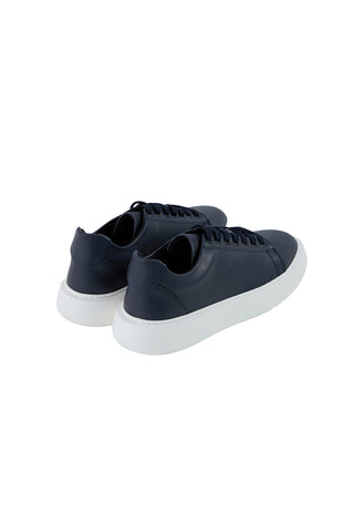 Koyu Lacivert Memory Foam EVA Taban Rahat Konforlu Günlük Spor Sneaker Ayakkabı