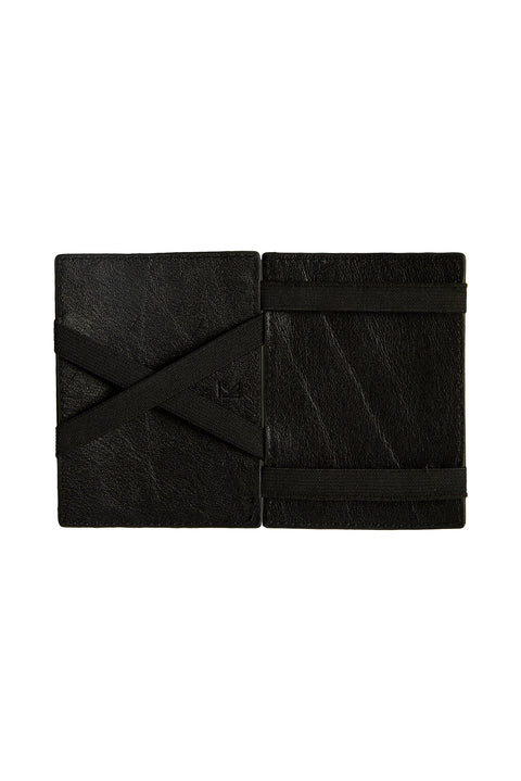 Black Genuine Leather Practical Wallet Card Holder