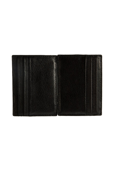 Black Genuine Leather Practical Wallet Card Holder