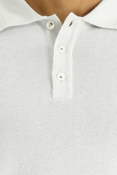 Taş Polo Yaka Regular Fit Pamuklu Triko Kazak