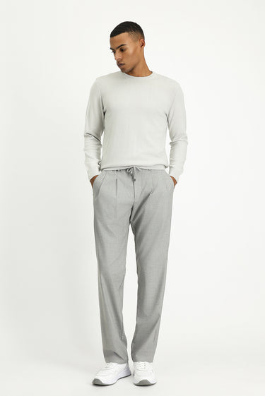 Taş Bisiklet Yaka Regular Fit Pamuklu Triko Kazak