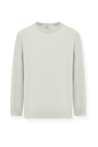 Taş Bisiklet Yaka Regular Fit Pamuklu Triko Kazak