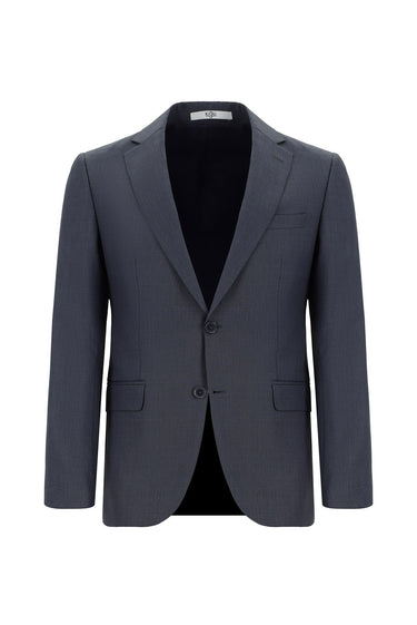 Açık Füme Klasik Desenli Takım Elbise