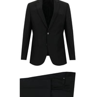 Siyah 7 Drop Slim Fit Dar Kesim Takım Elbise