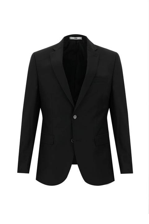 Siyah 7 Drop Slim Fit Dar Kesim Takım Elbise