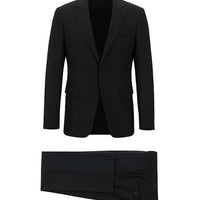 Koyu Antrasit 7 Drop Slim Fit Dar Kesim Kombinli Takım Elbise