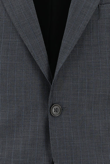 Orta Antrasit Slim Fit Dar Kesim Klasik Desenli Takım Elbise