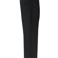 Siyah Slim Fit Dar Kesim Yünlü Klasik Kumaş Pantolon