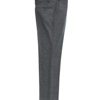 Orta Antrasit Slim Fit Dar Kesim Yünlü Klasik Kumaş Pantolon