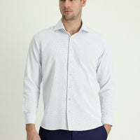 Light Blue Long Sleeve Slim Fit Classic Cotton Easy-Iron Shirt