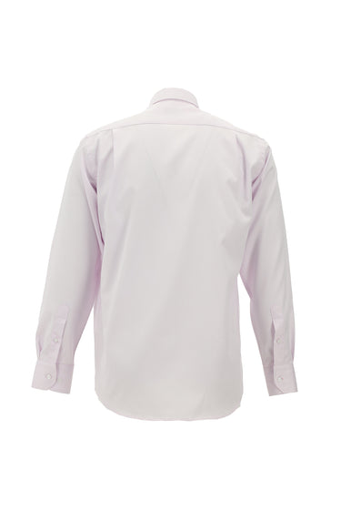 Toz Pembe Uzun Kol Klasik Non Iron Saten Pamuklu Gömlek