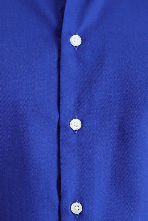 Navy Blue Long Sleeve Classic Non-Iron Cotton Shirt