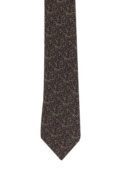 Koyu Bordo Desenli Kravat