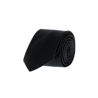 Siyah Düz Saten Kravat