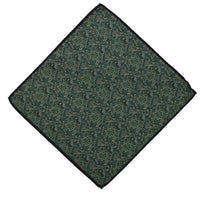 Dark Green Patterned Handkerchief