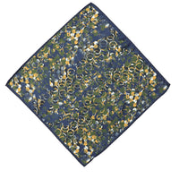 Dark Navy Patterned Handkerchief