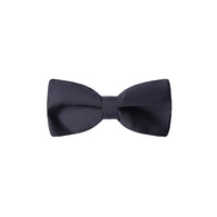 Orta Lacivert Düz Saten Papyon