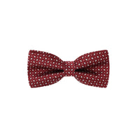 Light Burgundy Patterned Bow Tie