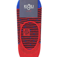 Saks Mavi 2'li Pamuklu Desenli Loafer Çorap Seti