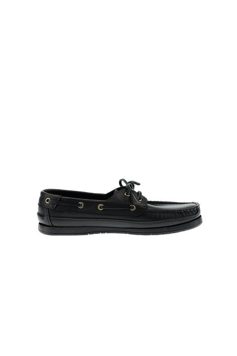 Dark Black Classic Leather Shoes