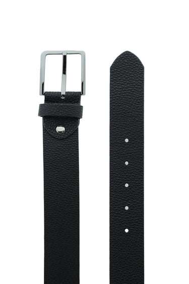 Siyah Spor Floter Deri Kemer