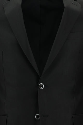 Siyah 6 Drop Regular Fit Standart Kesim Takım Elbise