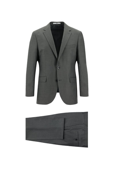 Açık Füme Relaxed Fit Rahat Kesim Klasik Takım Elbise